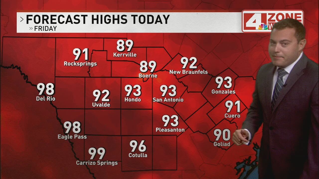 Sun, clouds, and a slim storm chance with heat indices soaring to 105 ...