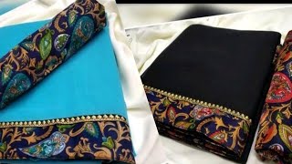 Saree at low price // Trendy Marble Chiffon Women's Sarees // fashionbazaar screenshot 5