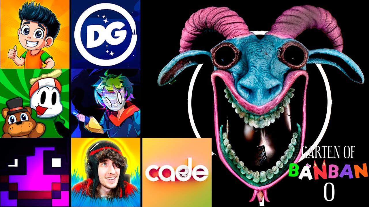 YOUTUBERS reaccionan a RAMAMBA en GARTEN OF BANBAN 0 | YOUTUBERS REACT TO