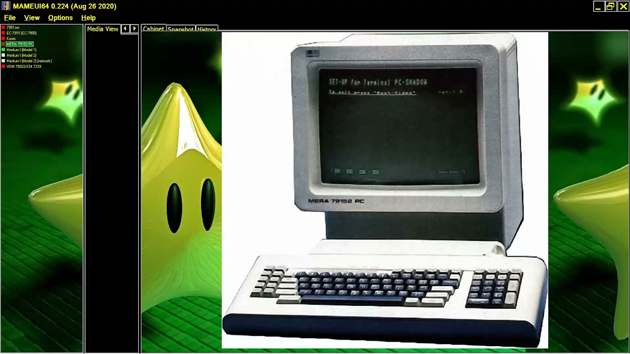 MAME MESS COMPUTER MERA 79152 PC PROBLEM 198x MERA ELZAB - YouTube