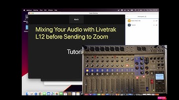 Can Livetrak L12 be used as an audio interface to send mixed audio to your Zoom, FB Live, etc?