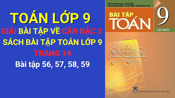 Bài 56 sbt toán 9 tập 1 trang 114 năm 2024