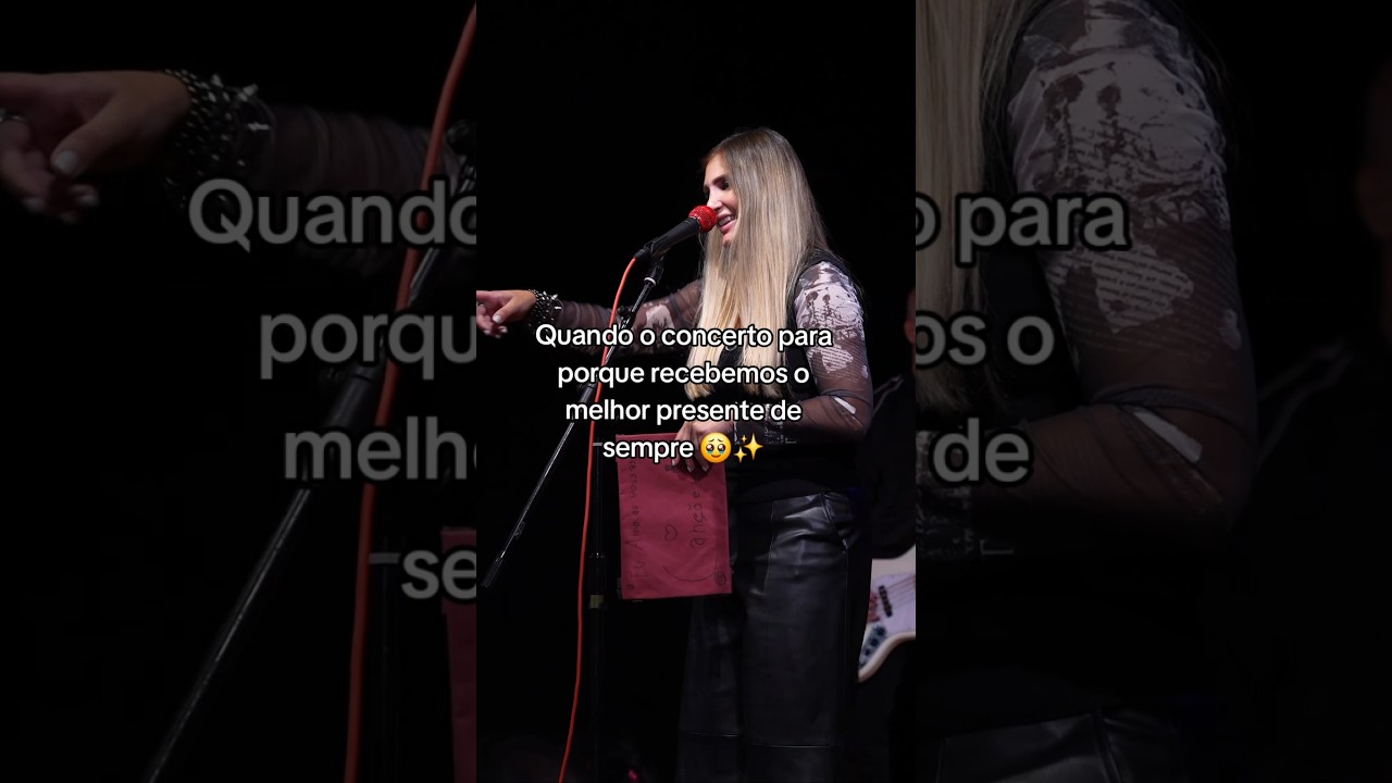 Parámos o concerto inteiro por ISTO... 🥹❤️