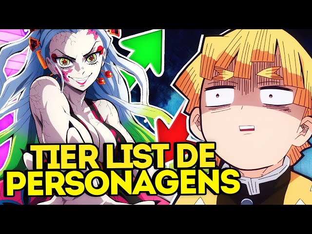 MEU RANKING DE PERSONAGENS DE DEMON SLAYER 1-TEMP (TIER LIST