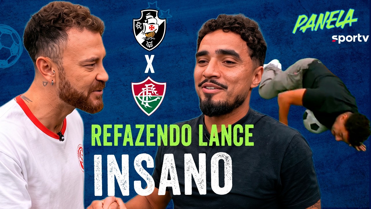 RAFAEL REFAZ LANCE BIZARRO DE VASCO X FLUMINENSE | PANELA SPORTV