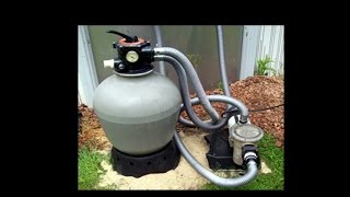 Pool sand filter and pump install how to a pump. sit back & enjoy the
following video on swimming