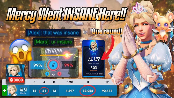 Mercy Went INSANE Here!! 😱 - Mercy Stadium Gameplay - Overwatch 2 (Season 16)