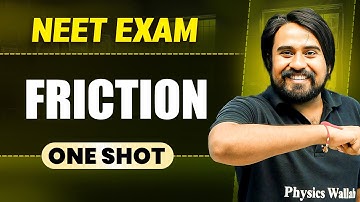 FRICTION in 1 Shot || All Concepts & PYQs Covered || Prachand NEET