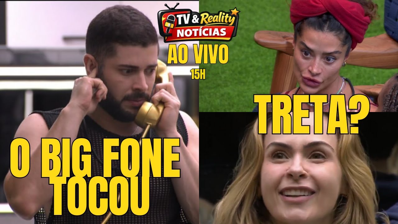 O Big Fone tocou no BBB 26! TRETA? Aline puxa Ana Paula pro Paredão | AO VIVO