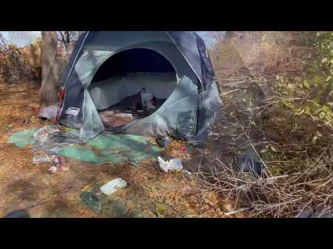 Homeless Encampment Cobourg October 28, 2022