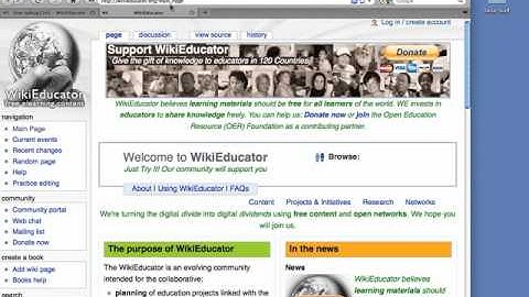 Wikieducator demo