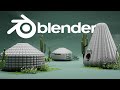 Concept art blender-Inflatable Mongolian Yurt