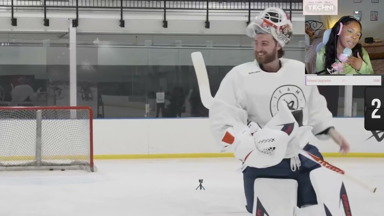 the ultimate goalie challenge (i can do it)  - Bauer Reaction