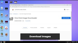 Information One Click Image Downloader adware-type extension (removal guide). Guide