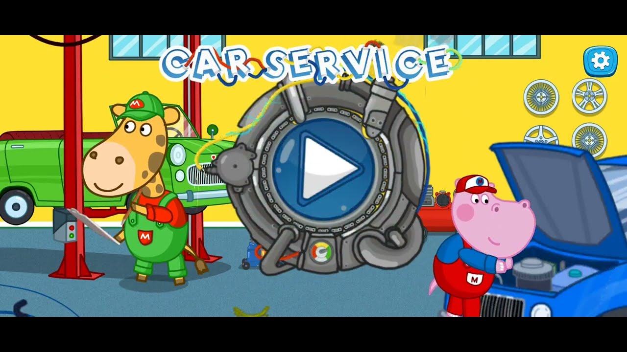 Hippo Car Service Station - Gameplay Walkthrough - Part 1