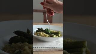 Roasted Asparagus and Pesto Risotto shorts