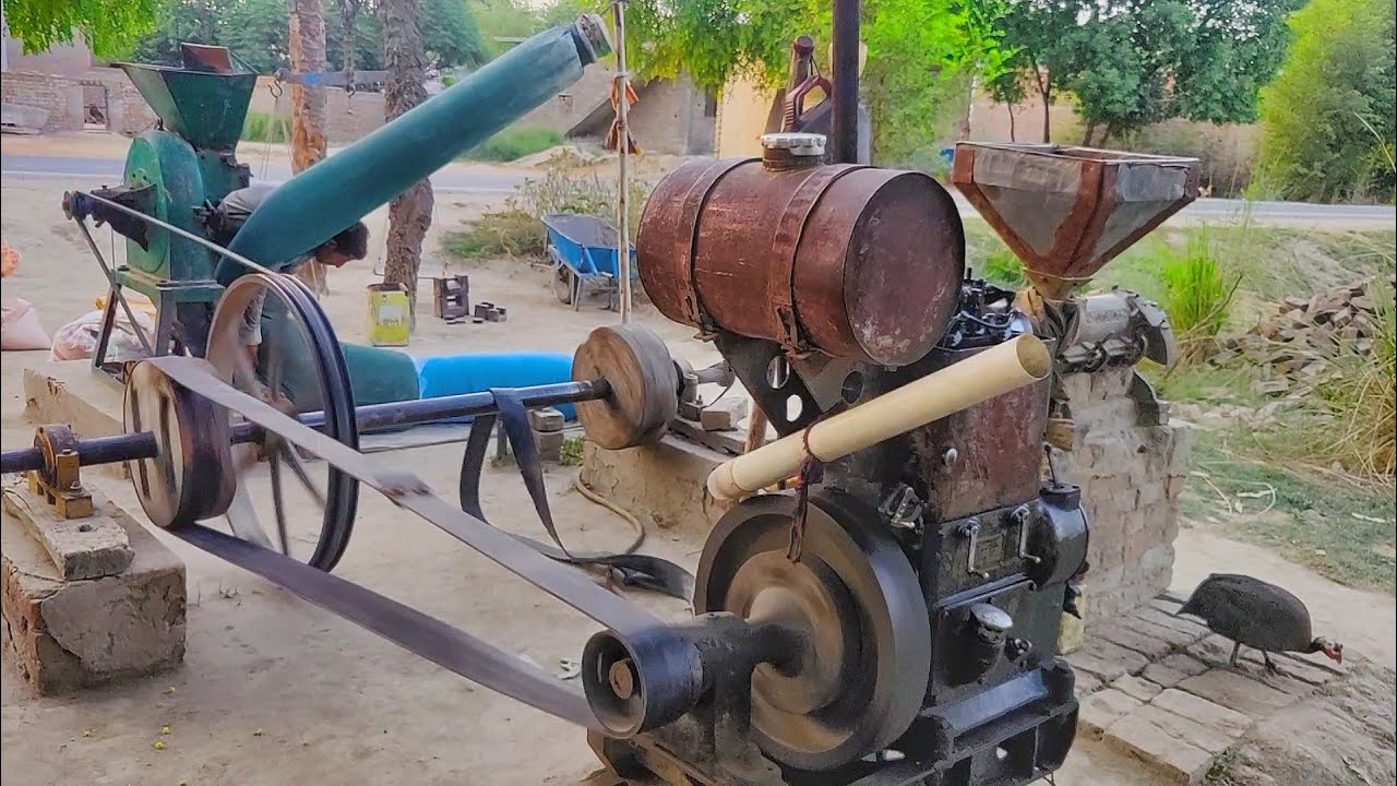 Double Calendar 24 Diesel Engine Work On Flour Machine Diesel Engine