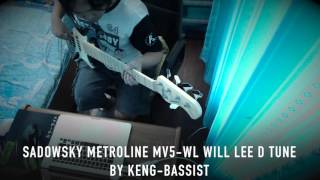 Sadowsky MetroLine MV5-WL Will Lee D Tune by Keng-Bassist