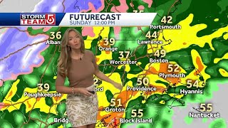 Video From Early Slick Spots To Downpours And Strong Wind