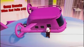 WE FLIPPED THE BLIMP!!! | Gang Beasts Wins And Fails #48