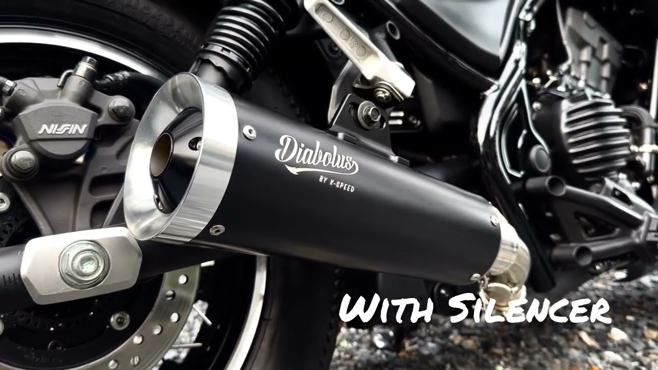 K-SPEED-RB0183 RB0192 SLIP-ON EXHAUST REBEL 250, 300 & 500 k-speed 