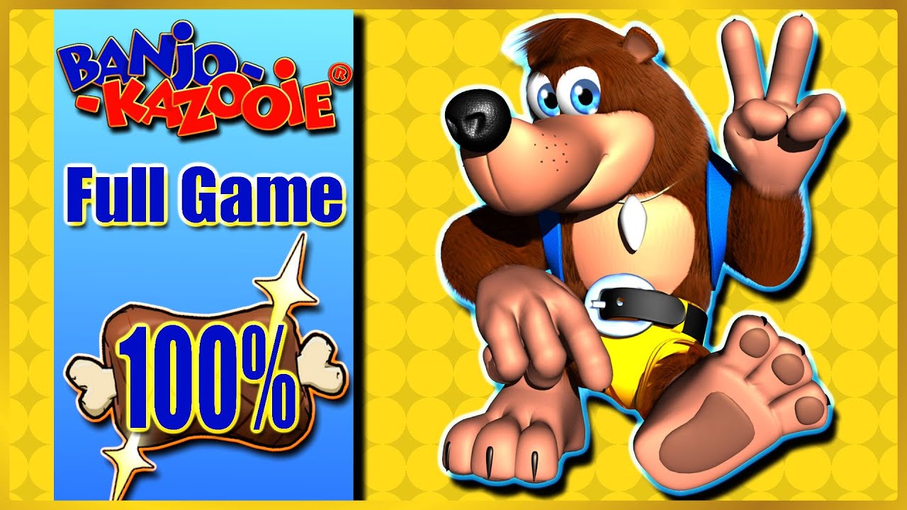 Banjo-Kazooie - Super Duper Cut - Full Game - 100% - GamerMeatier