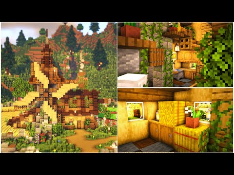 minecraft-how-to-build-a-windmill-house-interior-tutorial-youtube