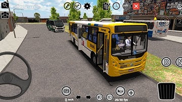 Proton bus simulator 2 com MOD map Novo recanto linha 540 com mascarello gran via 2011 