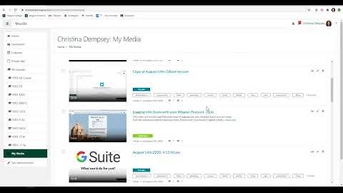 Viewing Course Analytics using Kaltura in Moodle