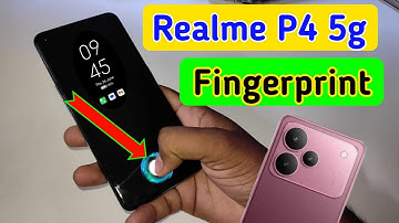 Realme p4 5g display fingerprint setting/Realme p4 5g fingerprint screen lock/fingerprint sensor