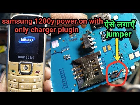 Samsung 1200y only power on with charger||samsung 1200t only charging on