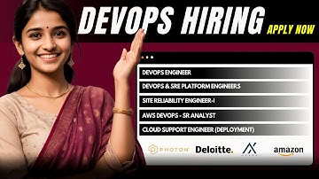 Hiring DevOps Engineer, Platform Engineer, SRE, AWS DevOps Sr Analyst, Cloud Support Engineer