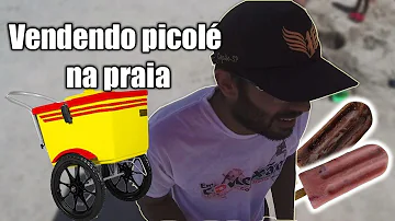 O que precisa para vender picolé na praia?