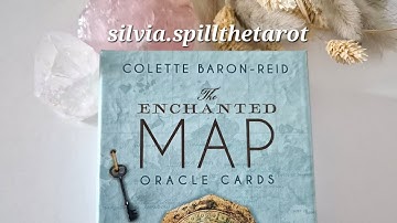 The enchanted map oracle cards, new edition ✨️ flip-through