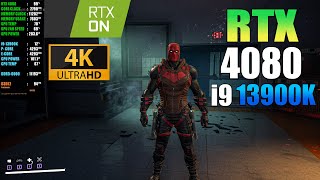 Gotham Knights : RTX 4080 + i9 13900K ( 4K Ultra Settings / RTX ON / DLSS OFF )