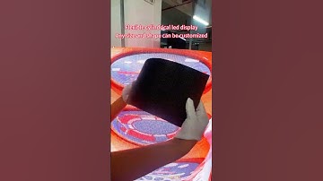 Flexible led display cylindrical screen seamless splicing #ledvdi #flexibleleddisplay #flexibility