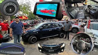 2022 Maruti Baleno Modification Rs 25000 | Maruti Baleno Accesories | Audio Setup | Ambient Light