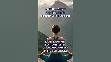 Thumbnail of Аффирмации для психологического здоровья за 2 минуты | Внутренний покой и гармония!