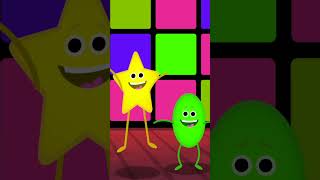 Five Little Shapes #shorts #shapes #kidseducation #rhymes