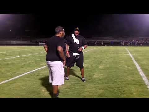 Coach Anthony Timmons from Western Guilford HS football doing some special coaching...