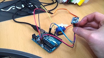 Arduino Uno 로 MPU6050 자이로센서를 사용해 SG90 서보모터 제어하기