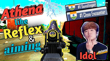 Introducing athena 2.0👶 | Inspired by Athena gaming | Reflex & aiming | Pubg mobile |