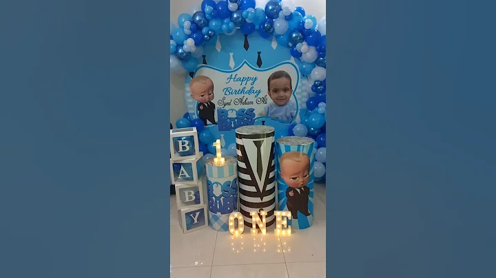Boss baby | Baby Boss birthday decor | How to decor Boss baby theme | Trending decor | viral
