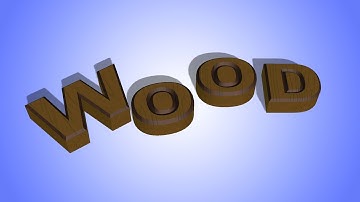 3D Wood Text Effect in Photoshop CC 2017
