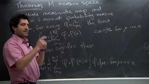 Ergodic Theory - Stefano Luzzatto - Lecture 06