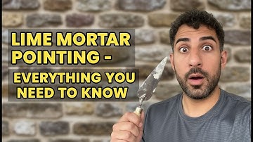 Pointing Stonework with Lime Mortar - A Visual Guide 