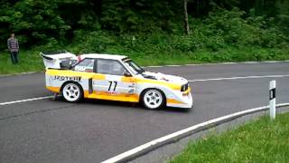 Audi Quattro S1 Dreher Rossfeld quattrolegende Pure Sound