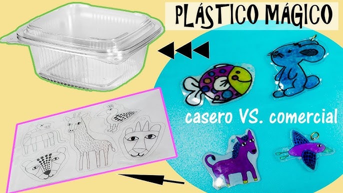 145 Pieces Kit Plastico Magico, Papel Magico Plastico para Hacer