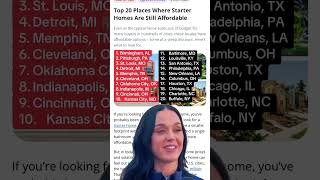 Top places in the United States where houses are still affordable. #homes ￼