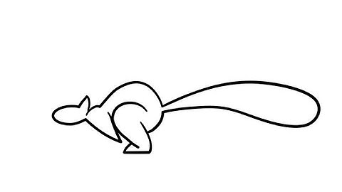 Squirrel Run Cycle 2D Animation (Updated)